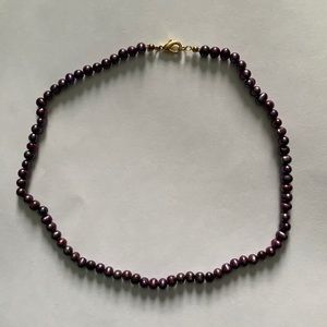 Fresh water pearl short necklace